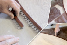 Фото - Стыковочный профиль для плитки и ламината металлический и гибкий: правила монтажа пошагово + фото