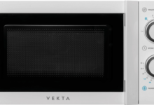Фото - СВЧ-печь — Vekta MS720CHW — компактная недорогая микроволновка
