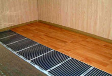 Фото - Теплый пол под ламинат на деревянный пол: делаем самостоятельно с пошаговой схемой инфракрасный теплый пол под ламинат