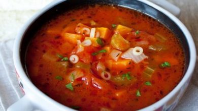 Фото - Томатный овощной суп
