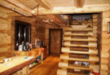 Фото - Внутренняя отделка деревянных домов из бревна: особенности и варианты, этапы работ