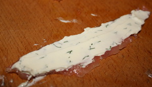 Закуска из лосося со сливочным сыром