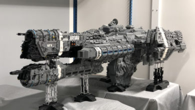 Фото - 5 лет и 25 тысяч деталей: фанат Halo собрал из LEGO 51-килограммовую копию фрегата UNSC