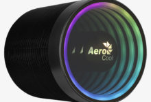 Фото - Цилиндрический кулер AeroCool Mirage 5 создаст необычную атмосферу за счёт RGB-подсветки