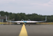 Фото - Опытный образец самолёта Flying-V совершил свой первый испытательный полёт