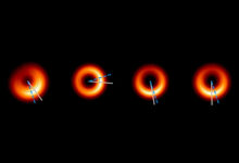 Фото - Получены новые снимки гигантской черной дыры
