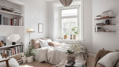 Фото - Повеяло осенью: спокойная и уютная квартира с тёплыми акцентами в Швеции (32 кв. м)