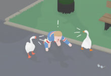 Фото - Второй гусь в кооперативном режиме Untitled Goose Game загогочет по-своему