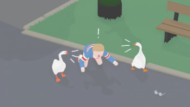 Фото - Второй гусь в кооперативном режиме Untitled Goose Game загогочет по-своему