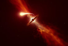 Фото - Черная дыра разорвала звезду на рекордно близком расстоянии