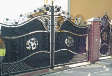 Фото - Кованные ворота, их виды и особенности