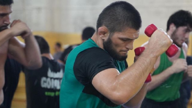 Фото - Хабиб показал тренировку перед поединком с Гэтжи на UFC 254