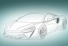 Фото - Начальный гибрид McLaren показался на патентных рисунках