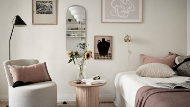 Фото - Очень маленькая квартира с нежным декором для девушки в Швеции (23 кв. м)
