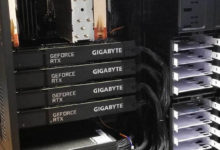 Фото - Протестирован компьютер с четырьмя GeForce RTX 3090: выдающаяся производительность в рендеринге, но вблизи можно оглохнуть