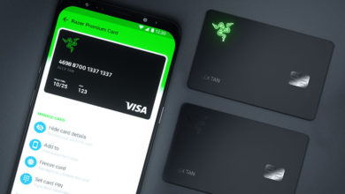 Фото - Razer сделала карту Visa с фирменной LED-подсветкой для игроков