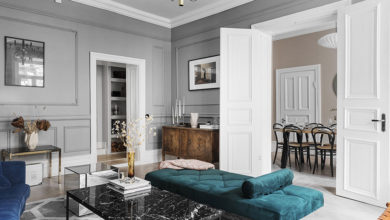Фото - Смелые тона, классический характер и современный декор: великолепная квартира в Стокгольме (100 кв. м)