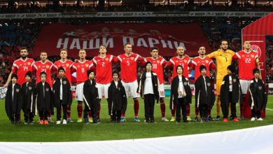 Фото - Россия начала заключительный матч Лиги наций с Сербией