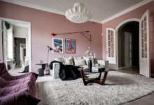 Фото - Розовые стены и отдельная комната с камином: в гостях у шведского блогера Марго Дитц