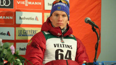 Фото - Большунов взял серебро в спринте на этапе КМ в Давосе и возглавил общий зачет