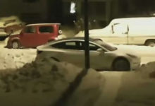 Фото - Яблоки на снегу: стоянка на морозе снижает запас хода Tesla Model 3 на треть