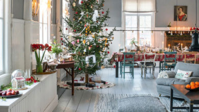 Фото - Красивое Рождество в старинном церковном доме в Швеции