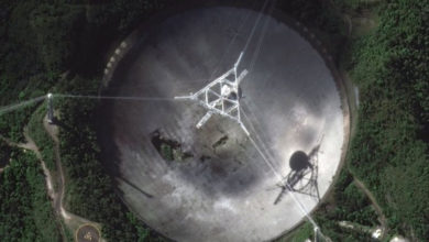 Фото - Обрушился гигантский радиотелескоп «Аресибо», который проработал больше полувека