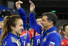 Фото - Россия начала встречу с Данией на чемпионате Европы по гандболу