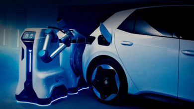 Фото - Volkswagen представил прототип зарядного робота