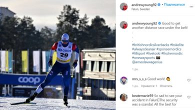 Фото - «Будто все тело в синяках»: Британский лыжник Янг рассказал, как чувствует себя после падения в масс-старте