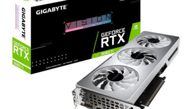 Фото - Gigabyte представила GeForce RTX 3060 Ti Vision OC для создателей цифрового контента