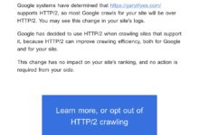 Фото - Google заявил о старте сканирования по HTTP/2