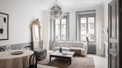 Фото - Классическое пространство и модная мебель: прекрасные апартаменты в Гётеборге (84 кв. м)