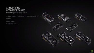 Фото - NVIDIA представила видеокарту GeForce RTX 3060 с 12 Гбайт GDDR6 стоимостью $329