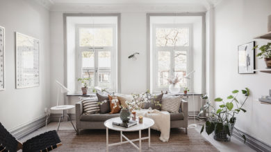 Фото - Светлая и воздушная квартира с серыми акцентами в Швеции