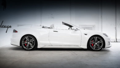 Фото - Tesla Model S стала кабриолетом в ателье Ares Design