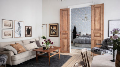 Фото - Уютная квартира с нотками деревенского стиля и душевным декором (54 кв. м)