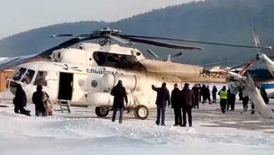 Фото - В России вертолет Ми-8 врезался в здание аэропорта