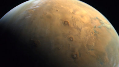 Фото - Арабская межпланетная станция «Надежда» прислала своё первое фото Марса