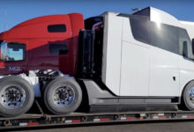 Фото - Базовая версия грузовика Tesla Semi получит тяговую батарею ёмкостью 500 кВт·ч