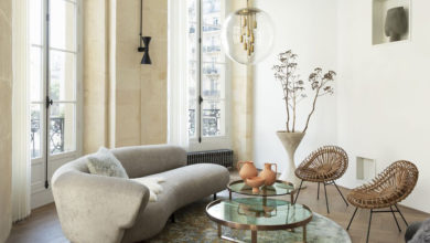Фото - Игра с объёмами и геометрией: интересная светлая квартира в Париже