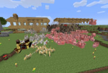 Фото - Игрок в Minecraft устроил сражение с участием тысячи свиней и стольких же кур — исход получился неожиданным