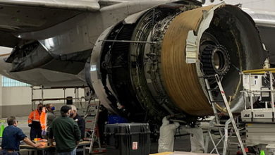 Фото - Названа возможная причина возгорания двигателя Boeing 777