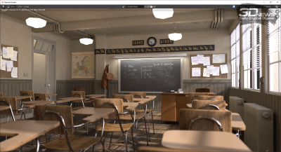 Blender 2.91.0 classroom (аккумулятор)