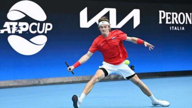 Фото - Россия начала матч с Германией на ATP Cup. Рублев играет со Штруффом, Медведев — со Зверевым