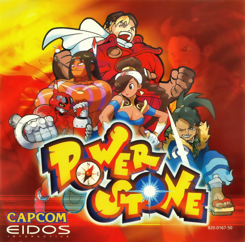 Capcom в Power Stone (1999) совместила черты «плоских» и «объемных» драк. Тут никто не ограничивает в перемещении и прыжках