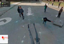 Фото - На картах Google увидели «закатанного в асфальт подростка»