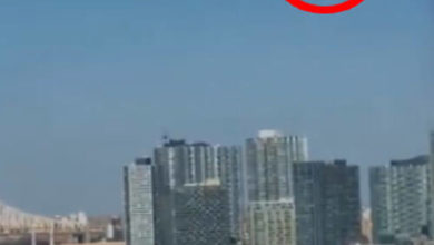 Фото - Выглянув в окно, очевидец заметил странный летающий белый шар