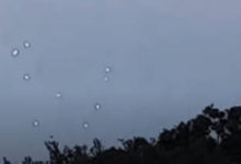 Фото - В небе появилась флотилия, состоявшая из десяти странных шаров