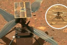 Фото - Вертолет NASA совершил свой первый полет на Марсе